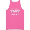 thumbnail image 1 of Gonna Go Lay Under The Tree Neon Tank Top, 1 of 1