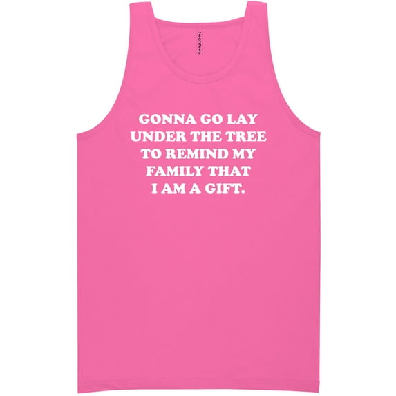 Gonna Go Lay Under The Tree Neon Tank Top