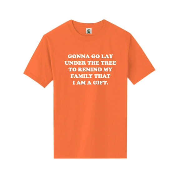 Gonna Go Lay Under The Tree Short Sleeve Neon T-Shirt