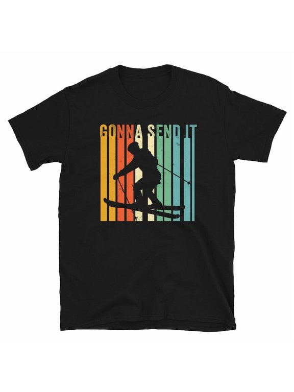Gonna Send It Meme Shirt - Funny Skiing Shirt - Funny Skiing Gift - Cool Skier Gift - Cool Skier Shirts - Funny Ski Shirts