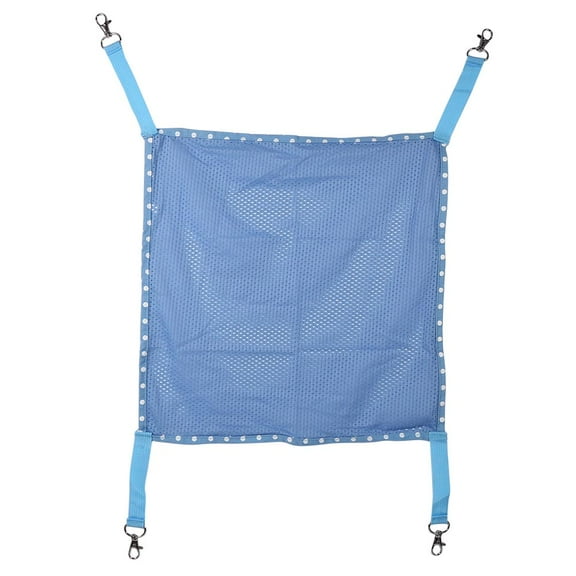 Gonnely Pet Cage Hammock 3 Colors Cute Small Pet Cat Dog Cage Hammock Kitten Puppy Ferret Soft Hanging Bed Animal Rest(S-Blue)