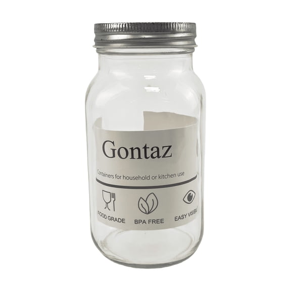 Gontaz Glass Storage Jar, Canister for Kitchen Storage