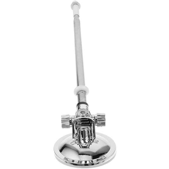 LEDMOMO Durable Plated Silver Flagpole Bracket with Suction Mount for Car Motorcycle Use