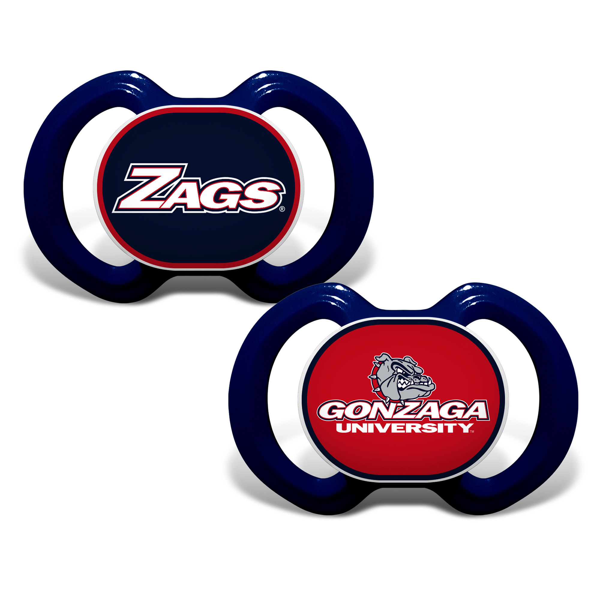 Gonzaga 2-Pack Pacifiers - image 1 of 5