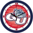 thumbnail image 1 of Gonzaga Bulldogs 11.5'' Suntime Premium Glass Face Dimension Wall Clock, 1 of 1