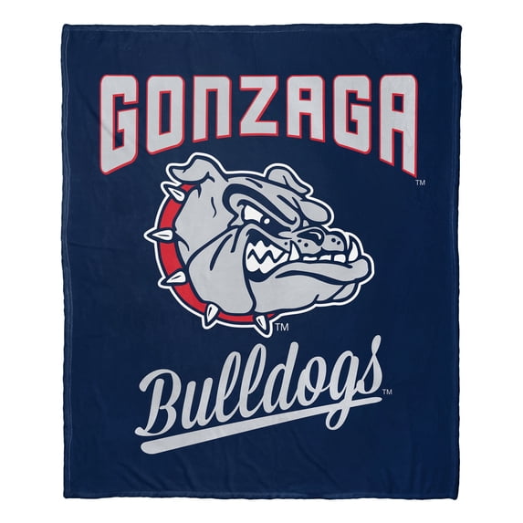 The Northwest 1COL-23600-0120-OOF 50 x 60 in. NCAA Gonzaga University Alumni Silk Touch Throw Blanket