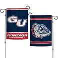 thumbnail image 1 of Gonzaga Bulldogs (Blue) 12.5” x 18" Double Sided Yard and Garden College Banner Flag is Printed in The USA, 1 of 1