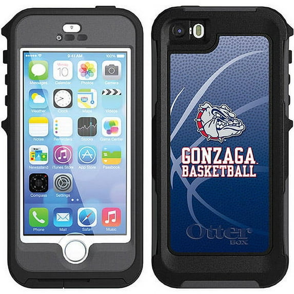Gonzaga University Basketball Design on Waterproof OtterBox Preserver Case for Apple iPhone 5