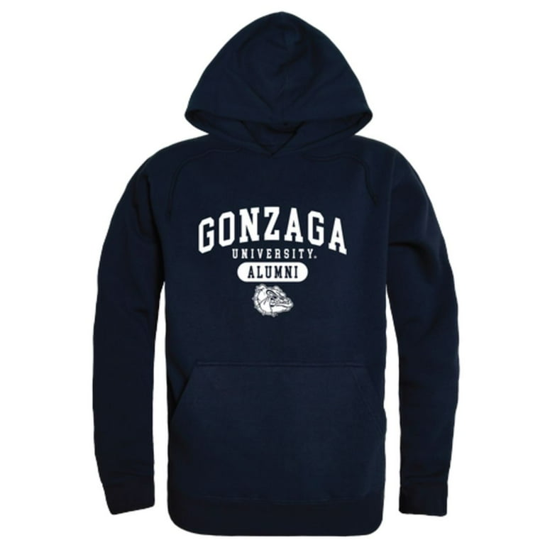 Gonzaga University Bulldogs Alumni Fleece Hoodie Sweatshirts Navy