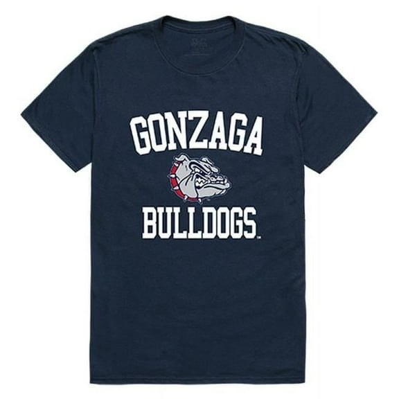 Gonzaga University Men Arch T-Shirt, Navy - Large
