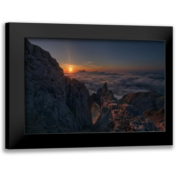 Gonzalez, Carlos 24x17 Black Modern Framed Museum Art Print Titled - Arco En Picos