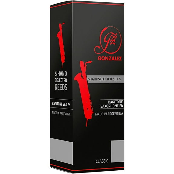 Gonzalez Classic Bass Clarinet Reeds Box of 5 Strength 2.5