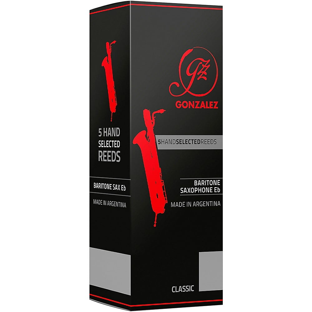 Gonzalez Classic Bass Clarinet Reeds Box of 5 Strength 3