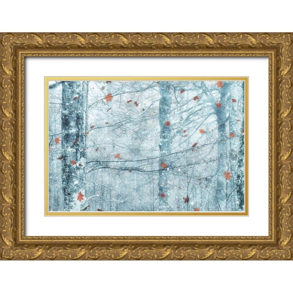 Gonzalez Herrera, Jorge 24x17 Gold Ornate Wood Framed with Double Matting Museum Art Print Titled - La Gran Ilusion