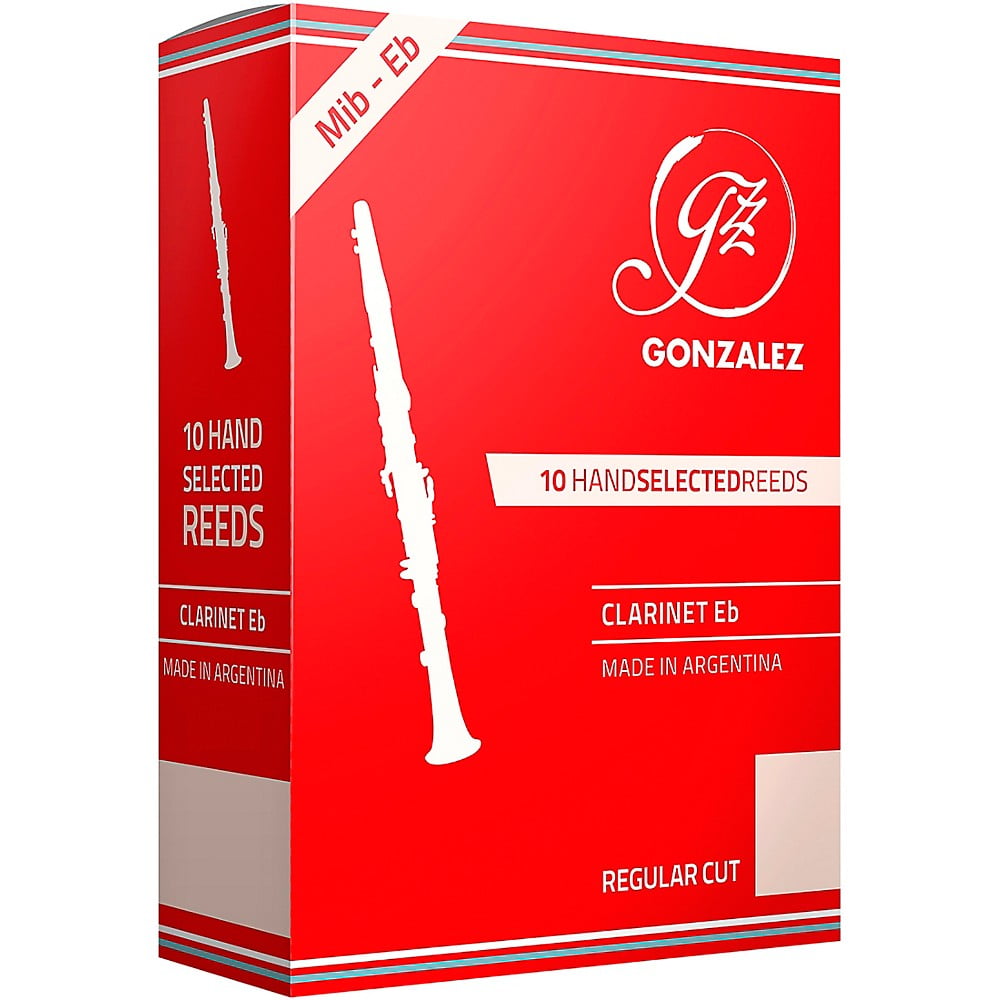 Gonzalez Regular Cut Eb Clarinet Reeds Box of 10 Strength 3.5