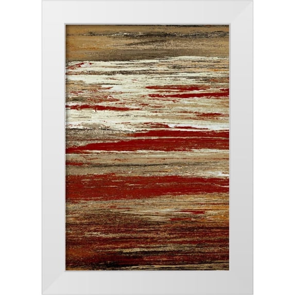 Gonzalez, Roberto 11x14 White Modern Wood Framed Museum Art Print Titled - Seated Sunset