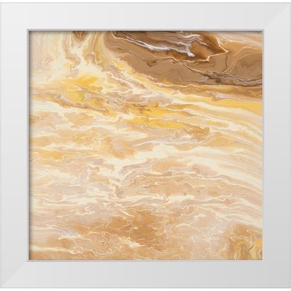 Gonzalez, Roberto 12x12 White Modern Wood Framed Museum Art Print Titled - Oasis