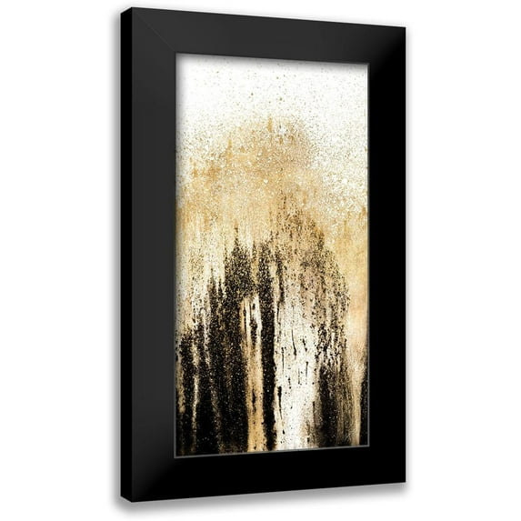Gonzalez, Roberto 14x24 Black Modern Framed Museum Art Print Titled - Golden Woods