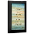 thumbnail image 1 of Gonzalez, Roberto 9x14 Black Modern Framed Museum Art Print Titled - Bath Sunset I, 1 of 5