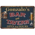 thumbnail image 1 of Gonzalo's Green Bar & Tavern Rustic Sign Decor 8x12 208120047837, 1 of 1