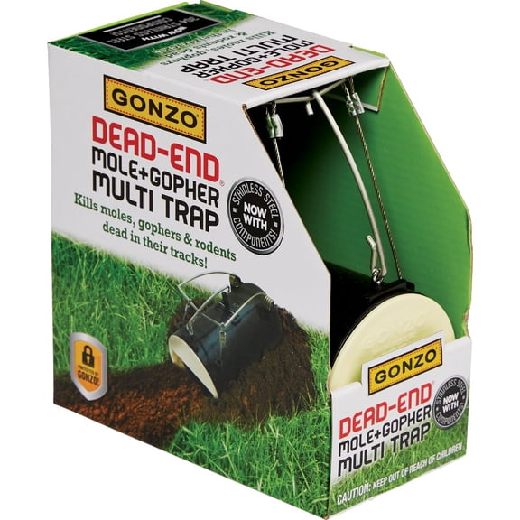 Gonzo Rodent Control Gonzo Dead End Mole Trap - Pack of 12