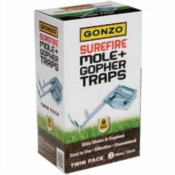 Gonzo Rodent Control Gonzo Surefire Mole Trap - Pack of 9 Contractor Value Pack