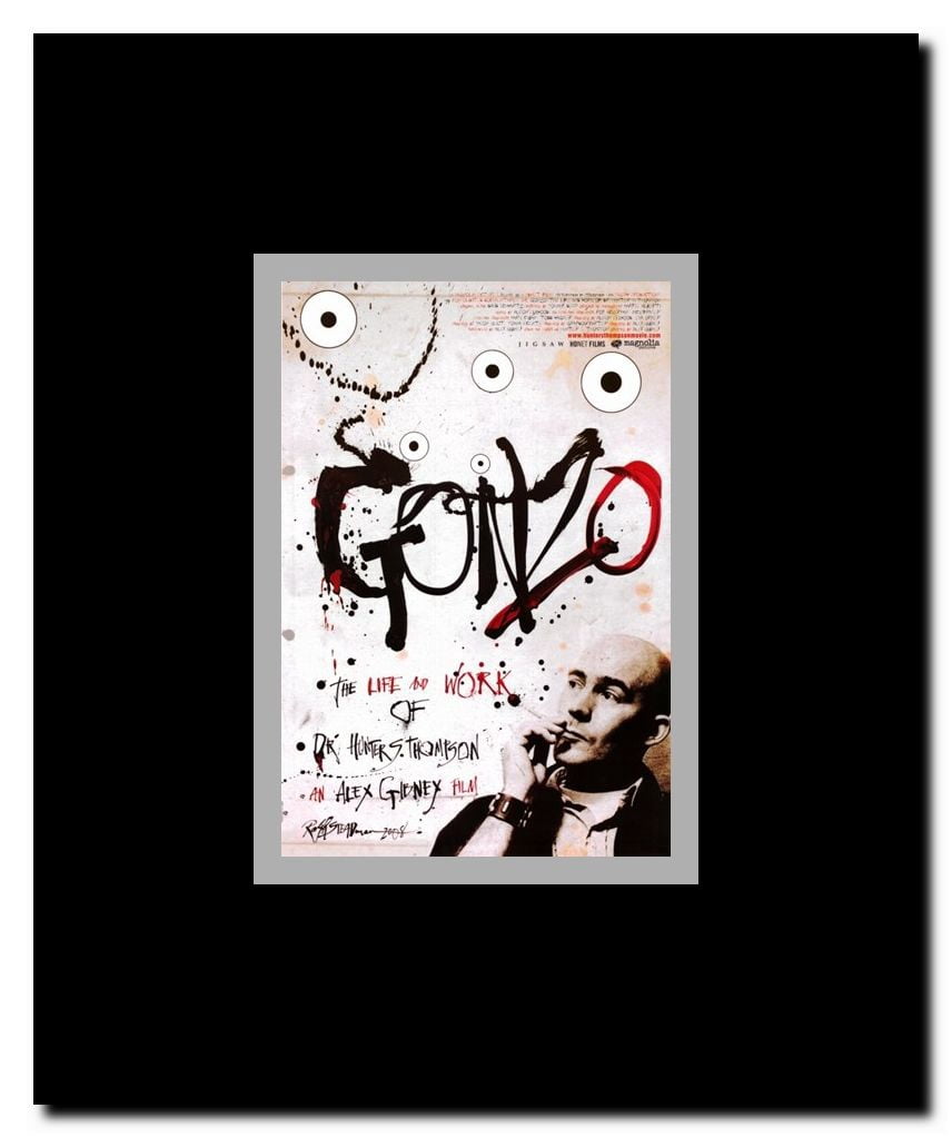 Gonzo: The Life and Work of Dr. Hunter S. Thompson Framed Movie Poster
