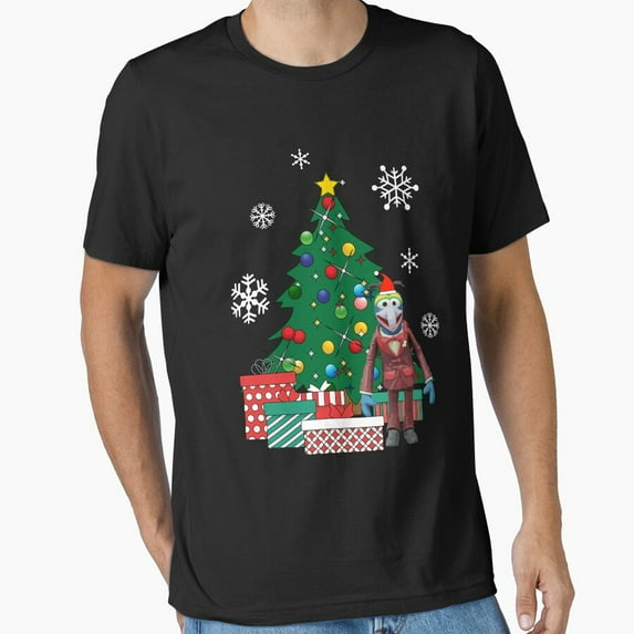 Gonzo around the Christmas tree muppets festive winter artwork Unisex T-Shirt, up to size 5XL