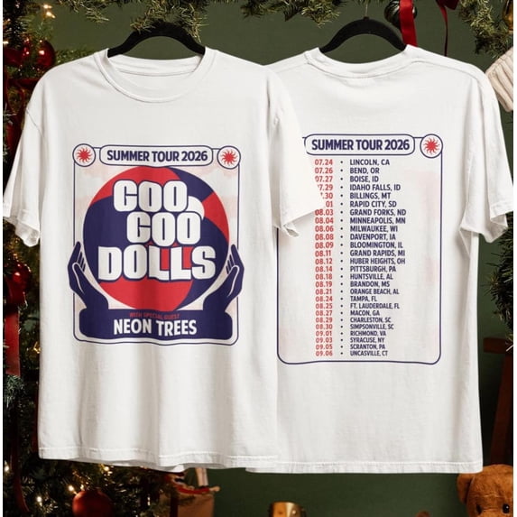 Goo Dolls Band Shirt, Summer Tour 2026 T-Shirt, Retro Rock Music Tee