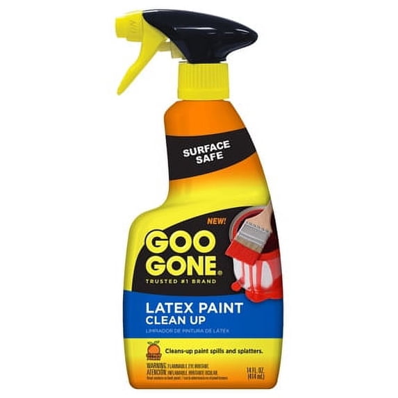 Weiman Goo Gone Paint Clean Up Gel Spray - Non-Corrosive Solvent Based - 14 oz