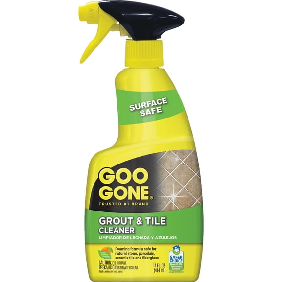 Goo Gone Citrus Scent Grout Cleaner 14 oz. Liquid Household & Commercial Use, Effective Formula
