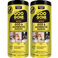 thumbnail image 1 of Goo Gone Adhesive Remover Wipes – Removes Stickers, Residue, Grease, Grime, Crayon, Sap, Sticky or Gooey Messes, Pre-Moistened Wipes, 2 Pack, 48 Count, 1 of 7