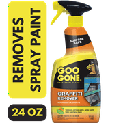 Goo Gone Graffiti Remover Spray Cleaner for Aerosol Spray Paint & Acrylic Paint Clean-Up , 24 oz.