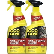 Goo Gone Grill and Grate Cleaner 2 Pack Cleans Cooking Grates and Racks - 24 fl oz