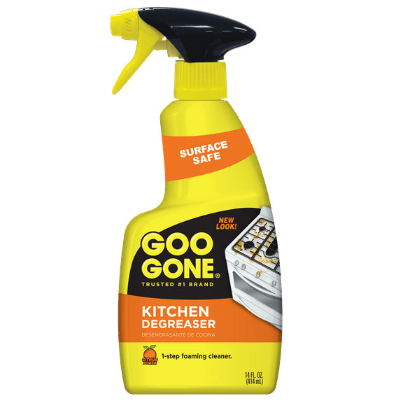 Weiman Goo Gone Foaming Kitchen Degreaser Cleaner - Citrus Scent - 1 Piece, 14 oz.