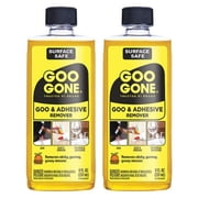Goo Gone Original Adhesive Remover - Citrus-Based Remover - 2 Pack, 8 oz Small Bottle