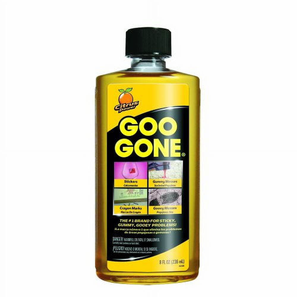 Goo Gone Adhesive Remover 8 oz Surface Safe /Sticker Label Decal Gum Tar  +More
