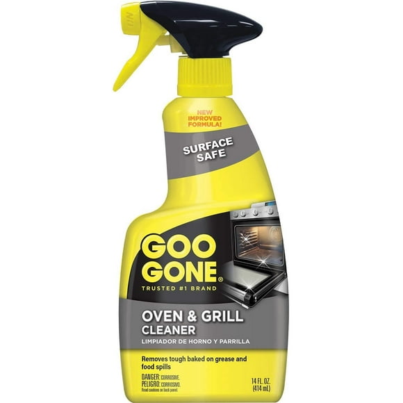 Goo Gone Oven and Grill Cleaner - 14 Ounce - Removes Tough Baked On Grease and Food Spills Surface Safe