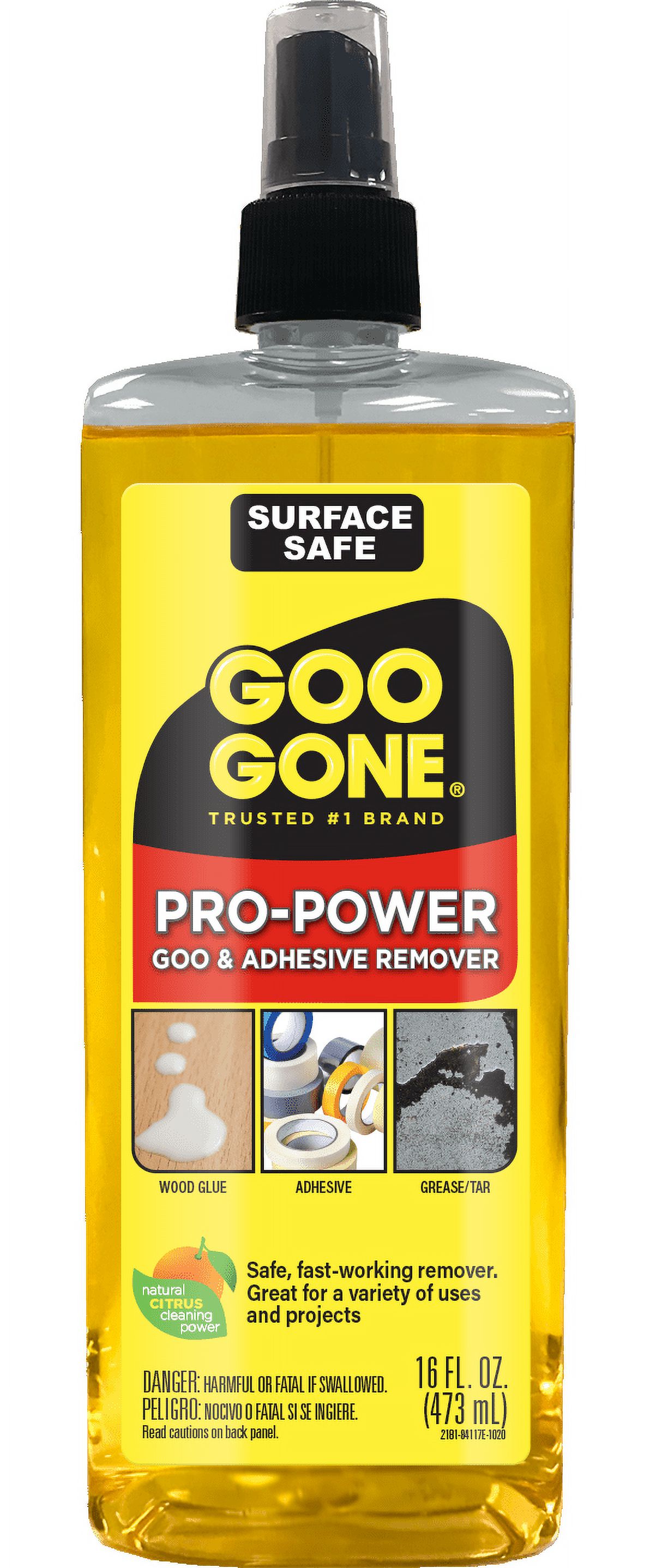 Goo Gone Pro-Power Adhesive, Grease & Tar Remover Spray, Orange Citrus Scent, 16 oz - image 1 of 7