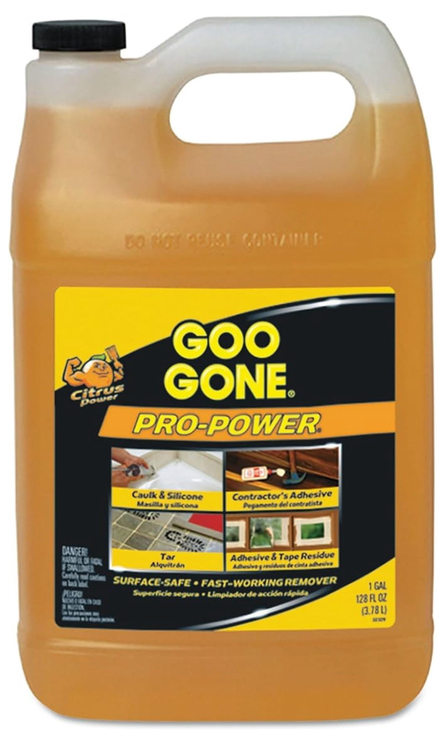 Goo Gone Pro-Power Cleaner Citrus Scent 1 Gallon - Adhesive Remover for Home & Auto