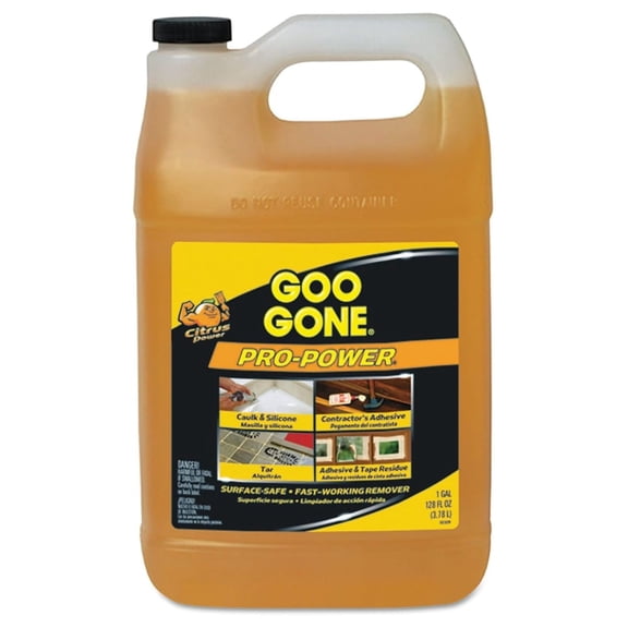 Goo Gone Pro-Power Cleaner Citrus Scent 1 Gallon - Adhesive Remover for Home & Auto