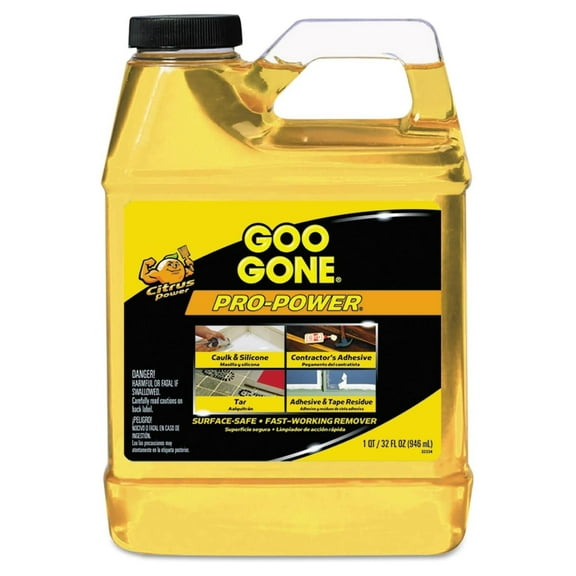 Goo Gone Pro-Power Cleaner, Citrus Scent, 1 qt Bottle