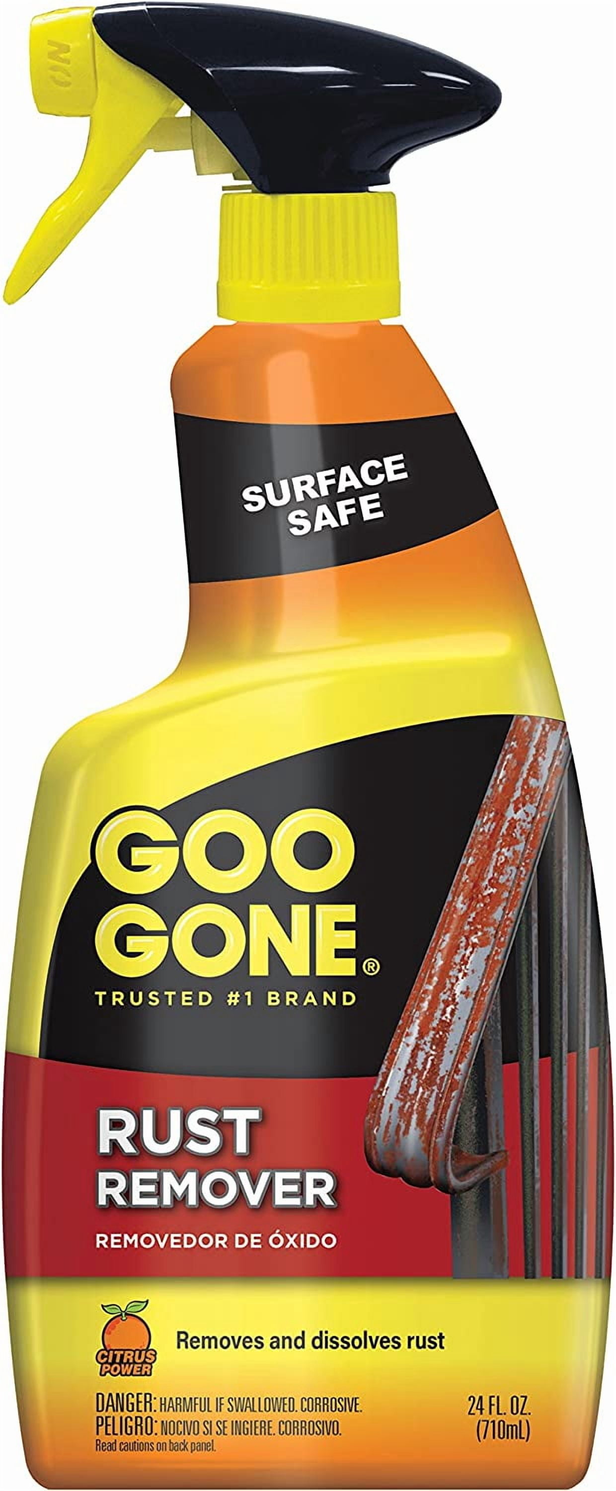 Goo Gone Rust Remover - Outdoor and Indoor Metal Rusting Remover- 24 fl ...