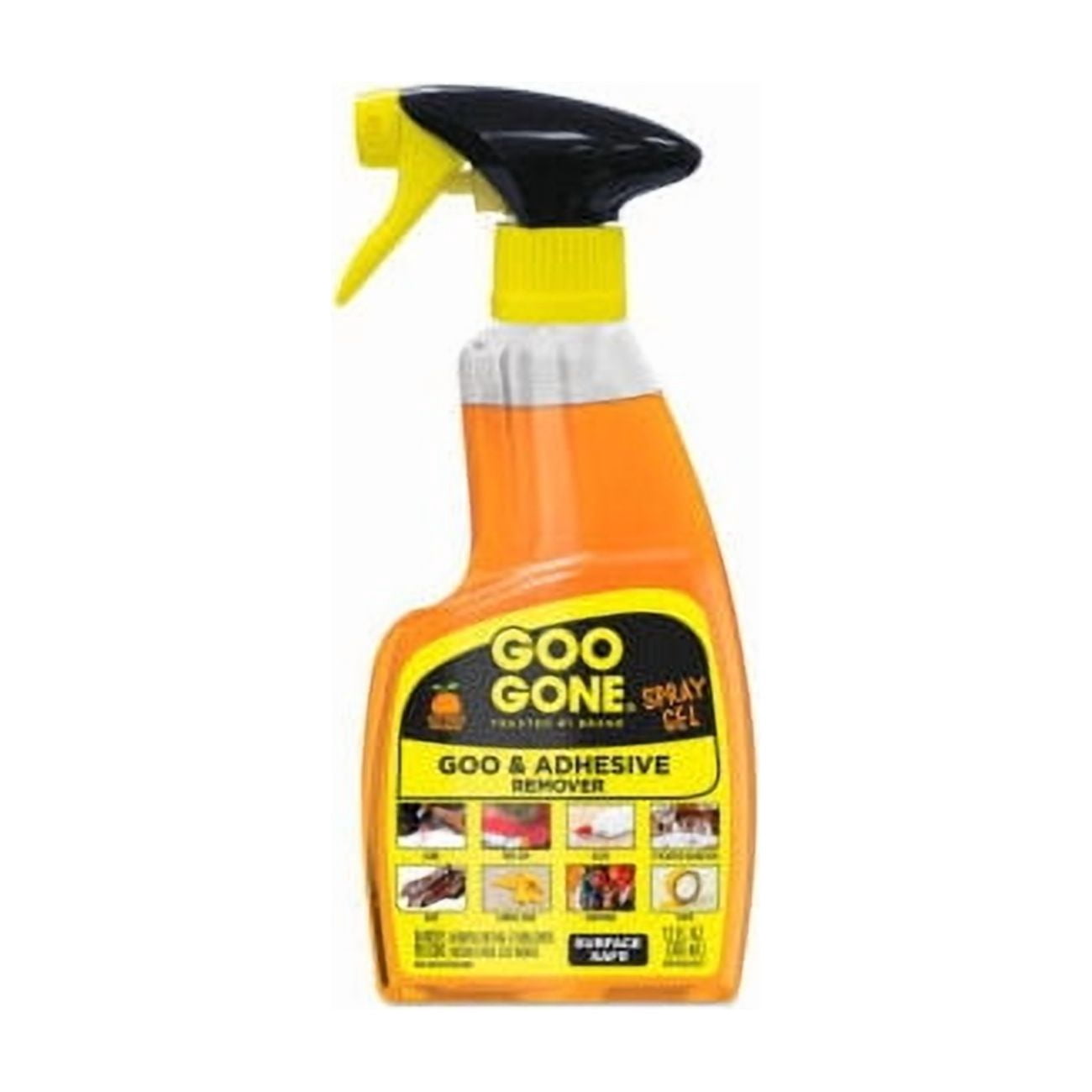 6 pack) Goo Gone Sticky Adhesive Remover, Spray Gel, Orange Citrus