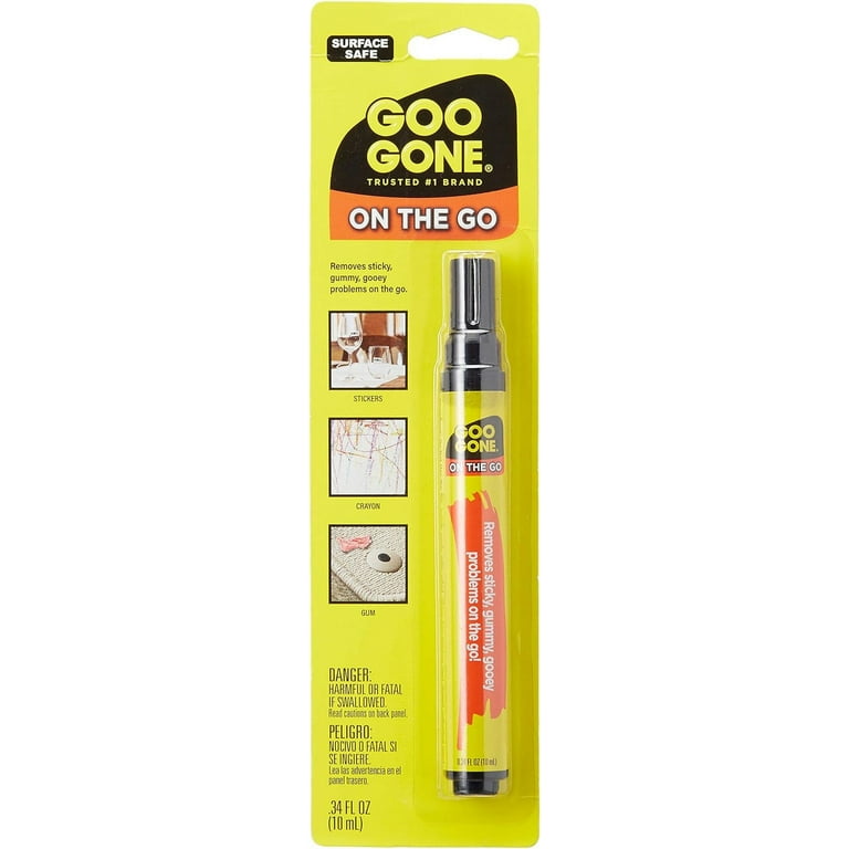 Goo Gone Tape & Sticker Lifter Adhesive Gum Remover, Surface Safe