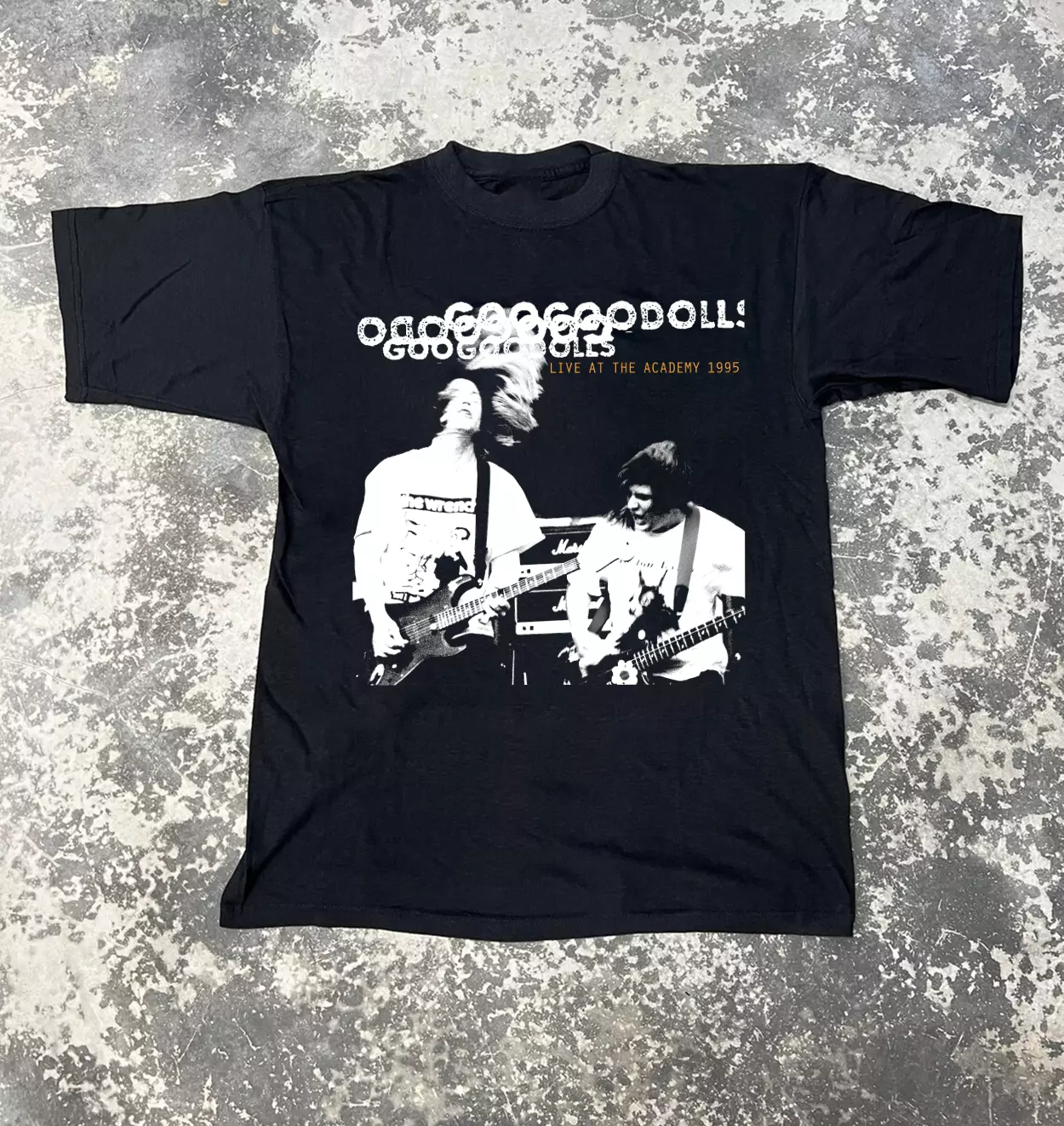 Goo Goo Dolls Band Live At The Academy Adult Tee Cotton Shirt