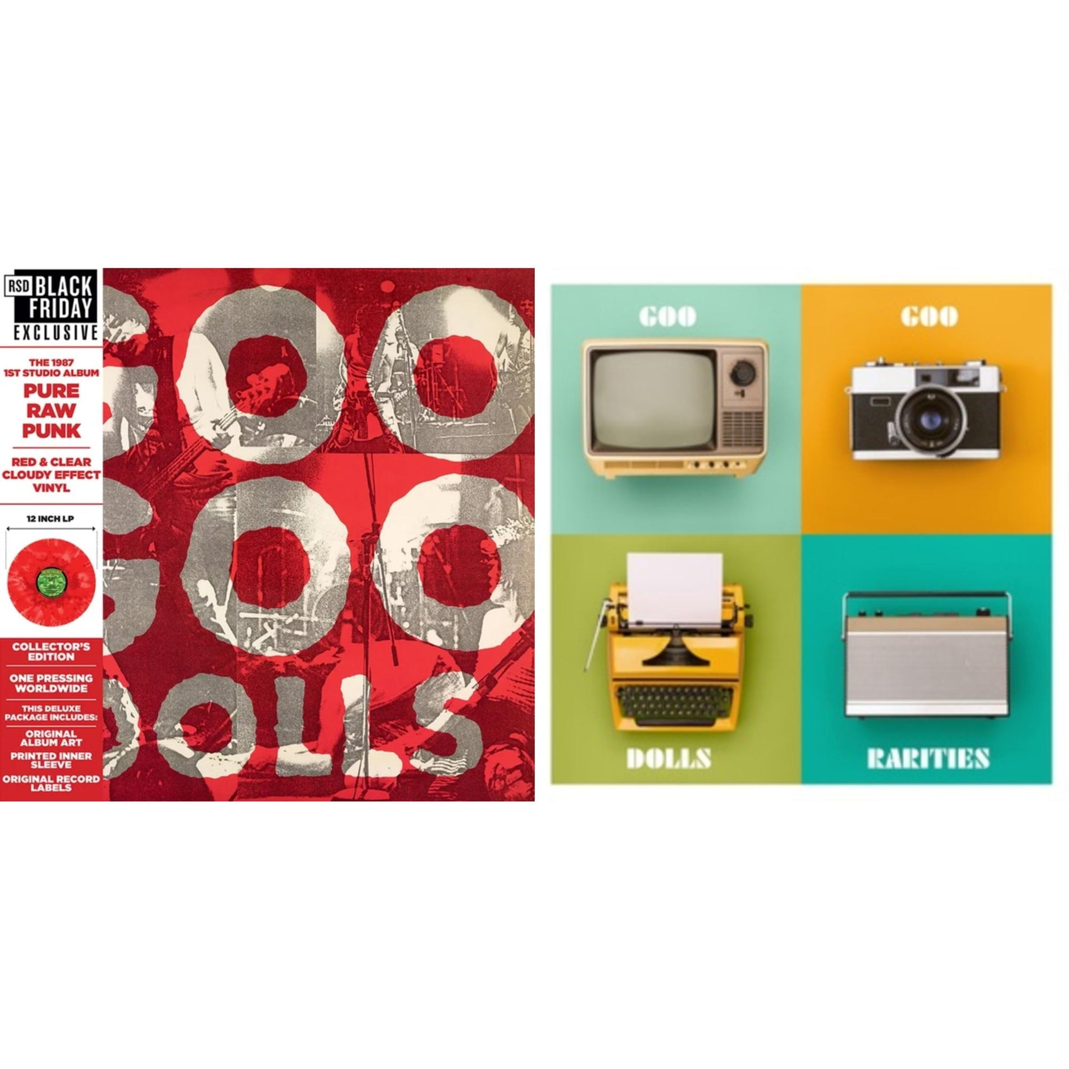 Goo Goo Dolls (Red & Clear Cloud LP Vinyl) & Rarities