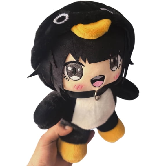 Goo Goo Gaga Penguin Plush, 10 Inch Gugu Gaga Penguin Plushies Toy for Meme Fans Gift, Cute Gugugaga Stuffed Animal Doll for Adults