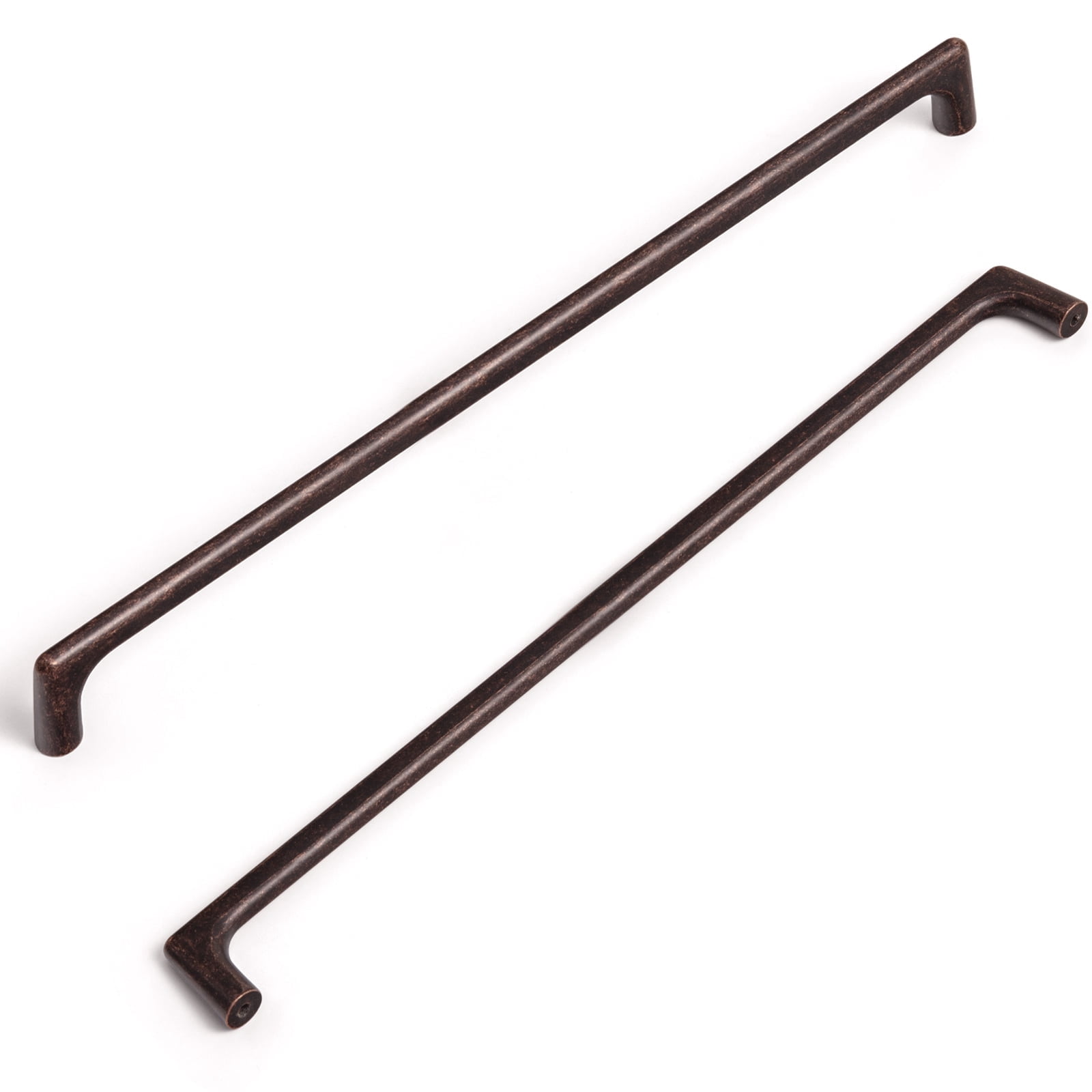 Goo-Ki 12.6''(320mm) Hole Center Antique Oil Rubbed Bronze Cabinet Pulls, Zinc Alloy Minimalist Style Cabinet Handles for Drawer,Dresser,Cupboard Wardrobe Cabinet,6 Pack
