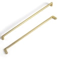 thumbnail image 1 of Goo-Ki 12.6''(320mm) Hole Center Brushed Brass Cabinet Pulls, Zinc Alloy Minimalist Style Cabinet Handles for Drawer,Dresser,Cupboard Wardrobe Cabinet,6 Pack, 1 of 8